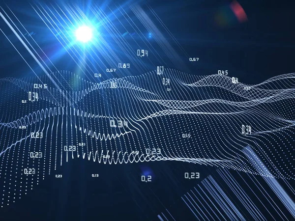 Abstract analysis infographics background. Spatio temporal data.