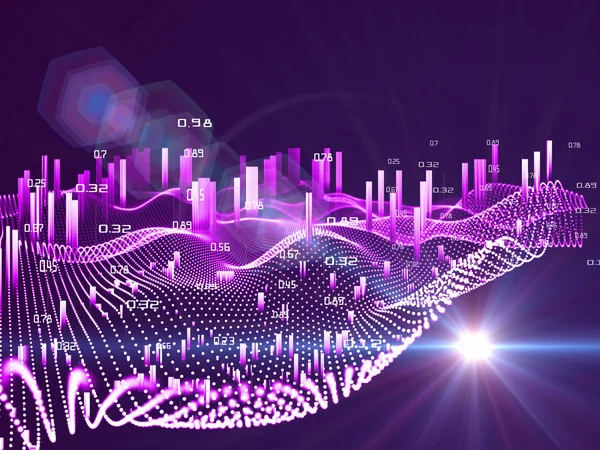 Abstract analysis infographics background. Spatio temporal data.