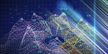 Analitik yapmanın soyut modern çokgen kavramı. 3D Büyük Baba