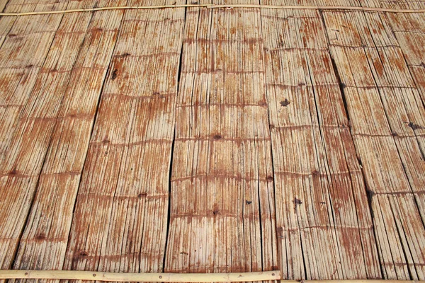 O fundo da parede de bambu — Fotografia de Stock