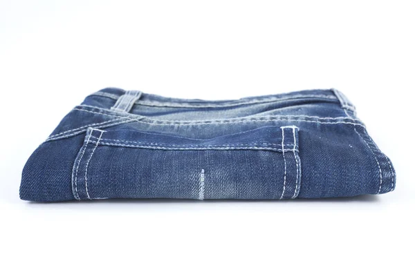 Blue jean isolated on white background — Stock Photo, Image