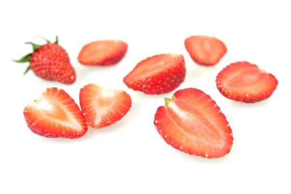 Strawberry isolated on white — Stock Photo, Image