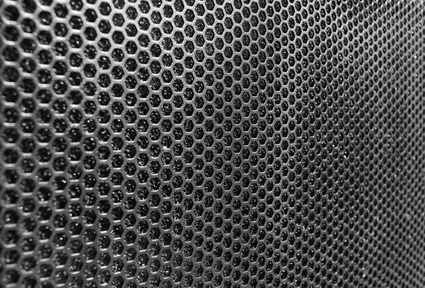 Black speaker grille — Stock Photo, Image