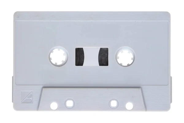 Cassete de áudio isolada no fundo — Fotografia de Stock