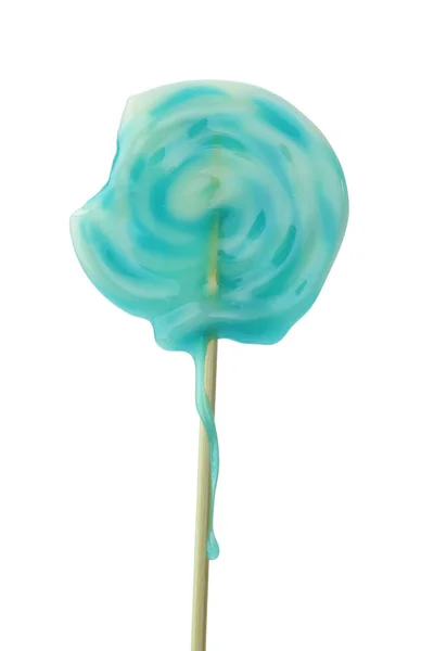 Close up of lollipop isolated on white — Stock Photo, Image