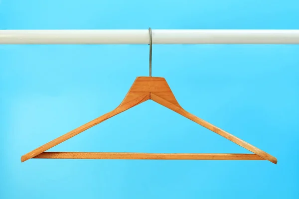 Doek hangers in rij — Stockfoto
