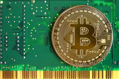 Bitcoin yeşil devre kartı ile
