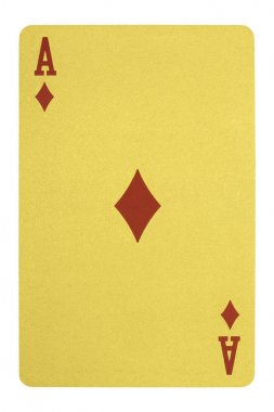 Altın oyun kağıtları, karo ası