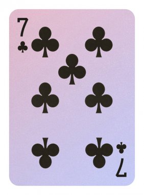 İskambil kartları, yedi kulüpleri