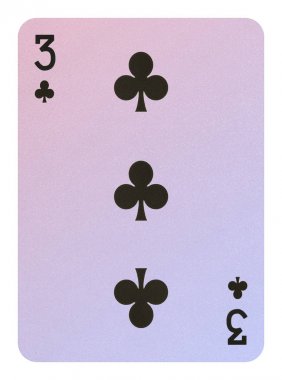 İskambil kartları, üç kulüpleri