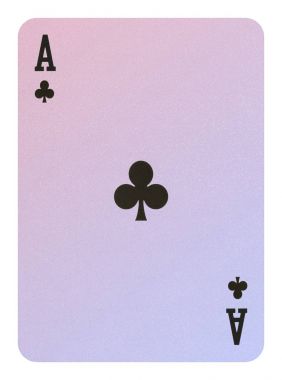 Ace of Clubs'da oyun kartları,