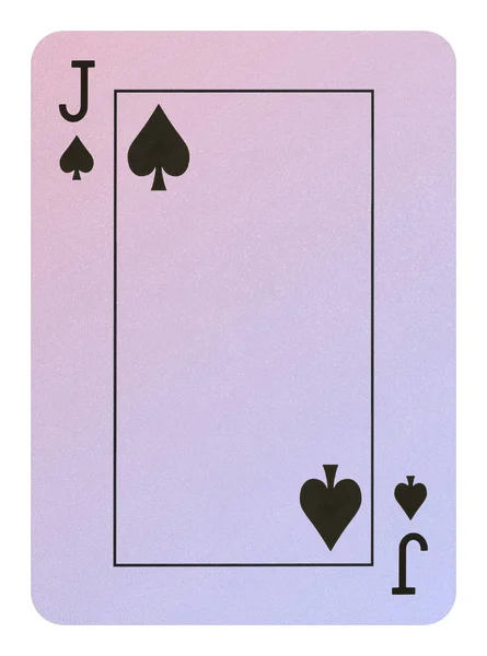 Игральные карты, Джек пик — стоковое фото