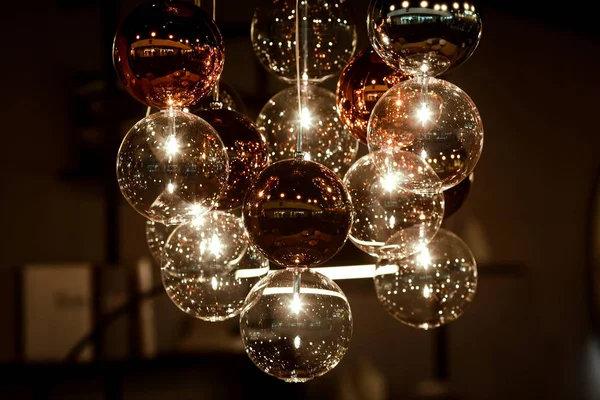 Beautiful Large Chandelier Balls — Stock Photo, Image