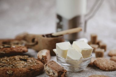 delicious mouth-watering sweets on the table
