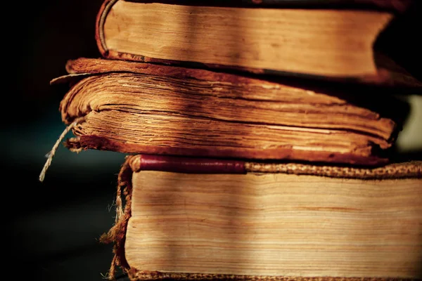 Very Old Shabby Book Table — Stock Photo, Image