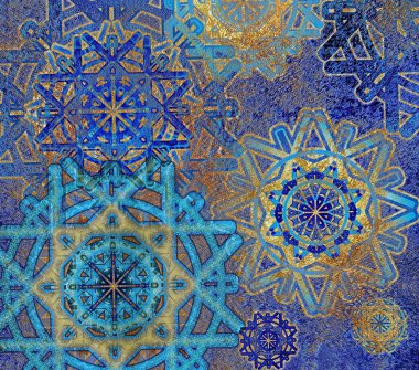 soyut kış eski püskü arka plan