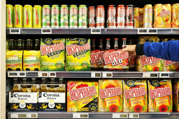 Desperados öl i en butik — Stockfoto