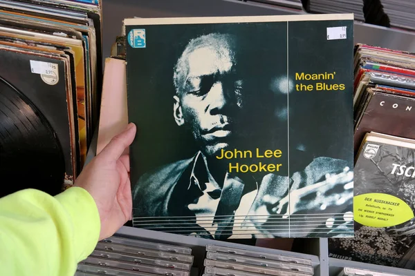 Álbum: John Lee Hooker - Moanin 'the Blues — Fotografia de Stock
