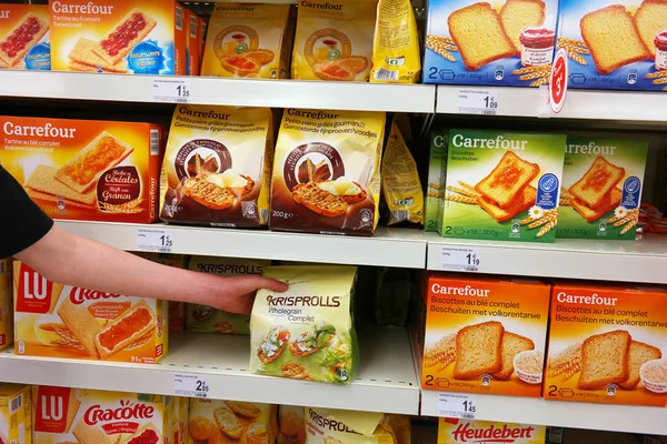 Rusk bread in a Store — Stock Photo, Image