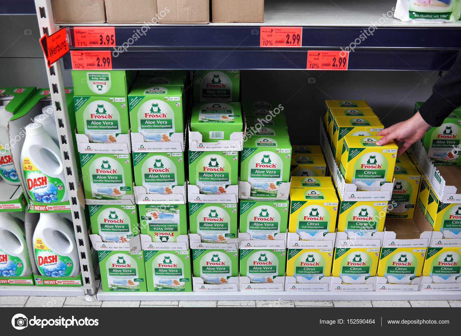 Germany May 2017 Frosch Detergents Clothes Cleaning Brand Werner Mertz