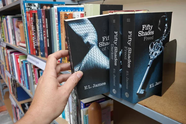 The Fifty Shades trilogy — Stock Photo, Image