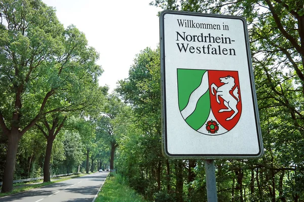 German road sign — Stock Photo, Image