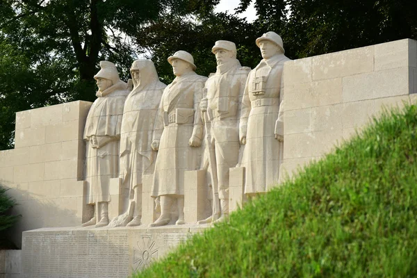 Verdun Fransa Ağustos 2017 Anıt Aux Morts Verdun Beş Savunucuları — Stok fotoğraf