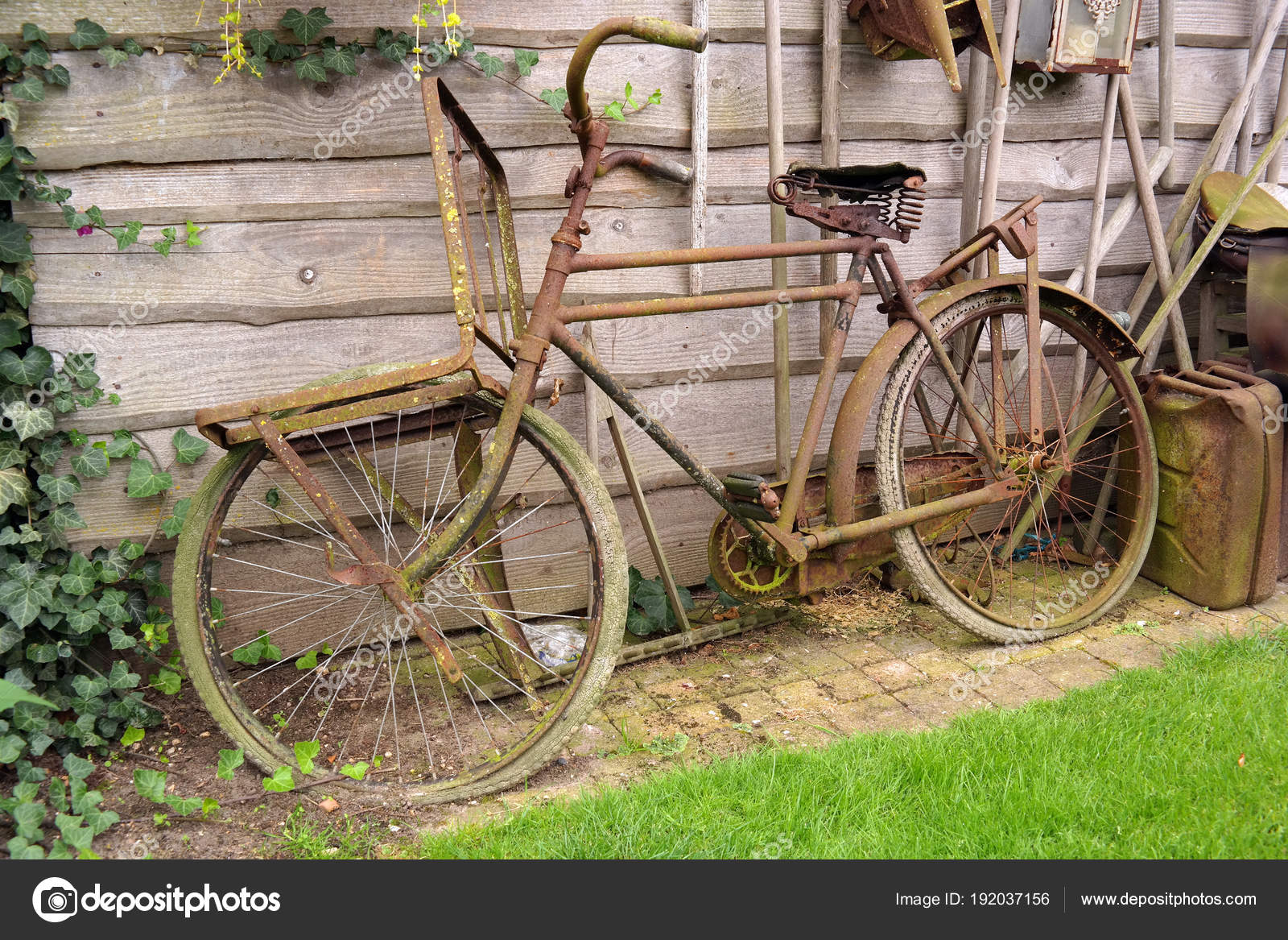 Old rusty bicycle new arrivals
