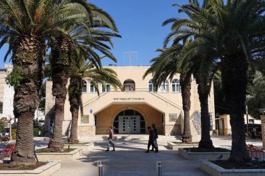 Herzliya, İsrail - Mart 2019: Herzliya Büyük Sinagogu