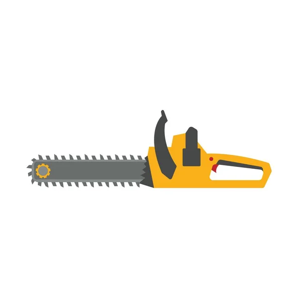 Work tools. Wood Industrial power saw vector. Mechanic Repair tool. — Stock Vector