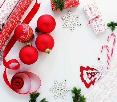 Süslemeli Noel arkaplanı