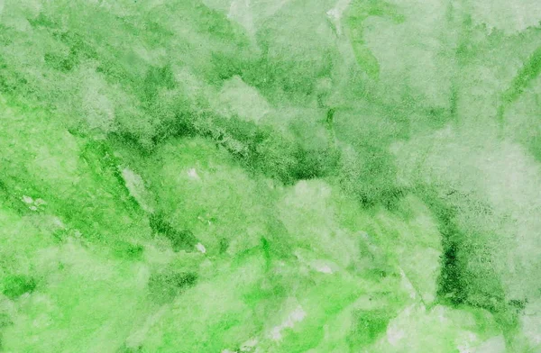 Green watercolor background — Stock Photo, Image