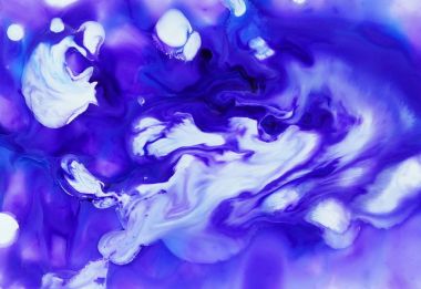 Suluboya mavi ve beyaz renk 