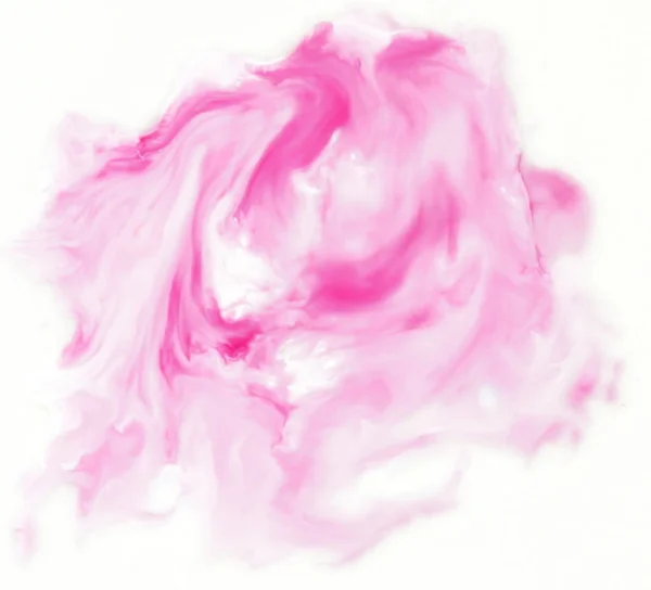 Acuarela color rosa abstracto sobre fondo blanco — Foto de Stock