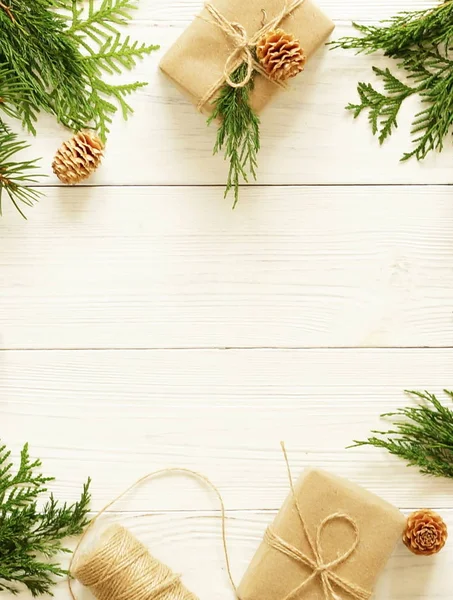 Fondo decoraciones de Navidad — Foto de Stock