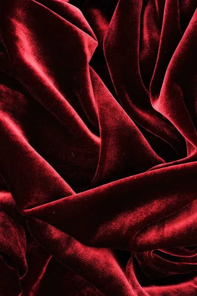 Velvet Red Color Texture Background — Stock Photo, Image