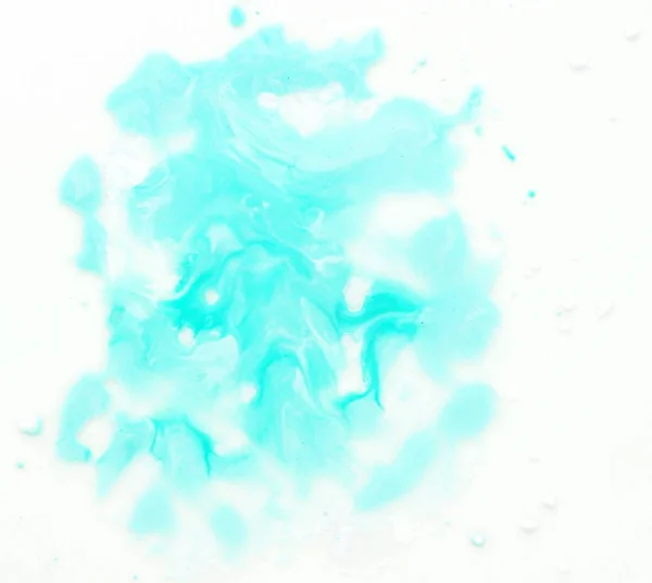 Aquarelle Abstraite Couleur Torquoise Marbre Texture Liquide Fond — Photo