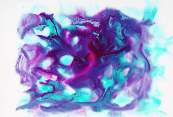 水彩抽象紫色液体大理石のテクスチャ背景 — ストック写真
