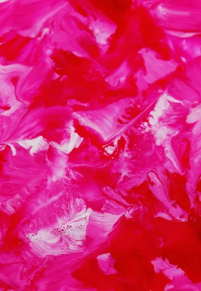 水彩抽象ピンク色液体大理石のテクスチャ背景 — ストック写真