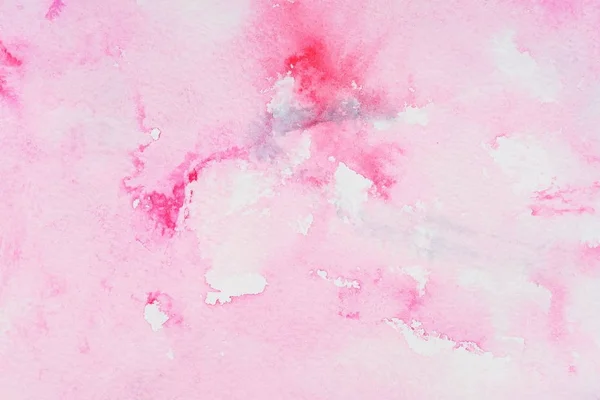 Abstrakcja Akwarela Różowy Tekstury Papieru — Zdjęcie stockowe