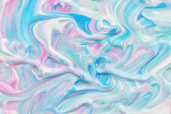 Abstract marble pastel color paint background. Acrylic texture with marble pattern