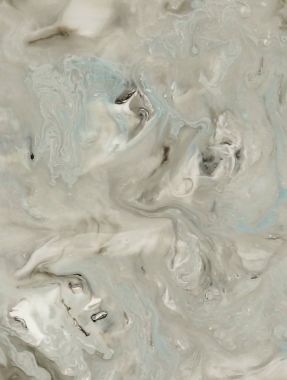 Soyut mermer pastel gri mavi renk boya arka plan. Mermer desenli akrilik doku