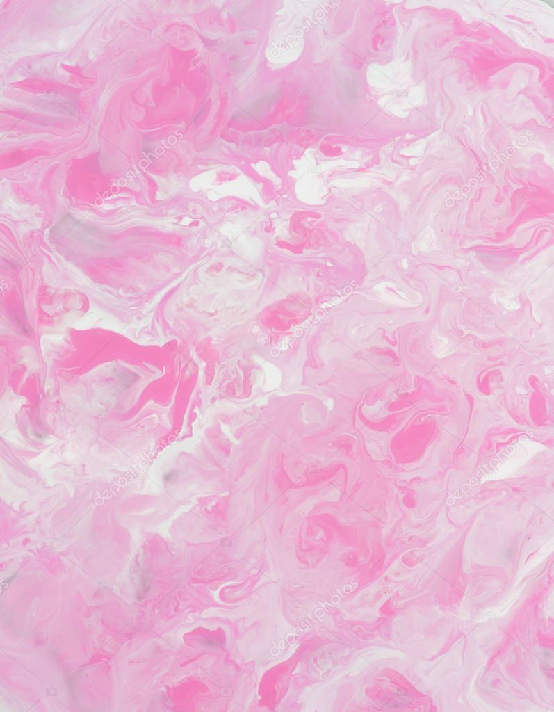 Marble pastel pink | Abstract Marble Pastel Pink White Color Paint