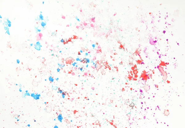 Абстрактный Разноцветный Фон Акварель Бумаге — стоковое фото