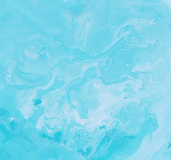 Abstrakta Marmor Pastell Blå Färg Måla Bakgrunden Akryl Textur Med — Stockfoto