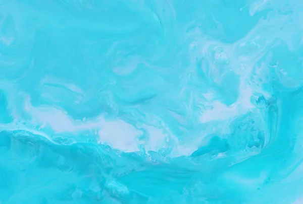 Abstrakta Marmor Pastell Blå Färg Måla Bakgrunden Akryl Textur Med — Stockfoto