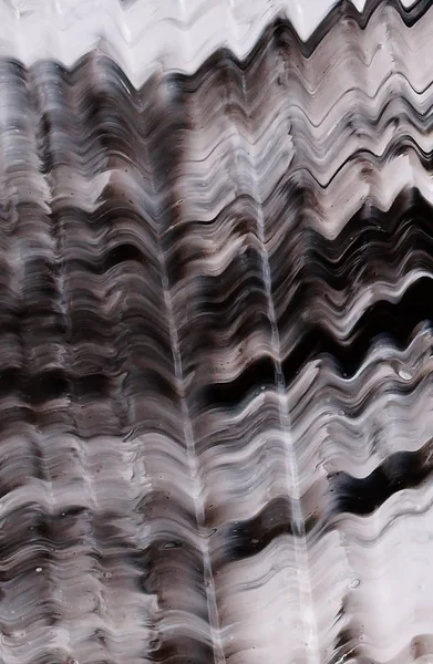 抽象的な白と黒混合アクリル使用したテクスチャ大理石のパターン 抽象的なカラフルな背景 塗料を混合します 大理石のテクスチャ — ストック写真