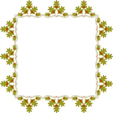 Soyut meşe çerçeve