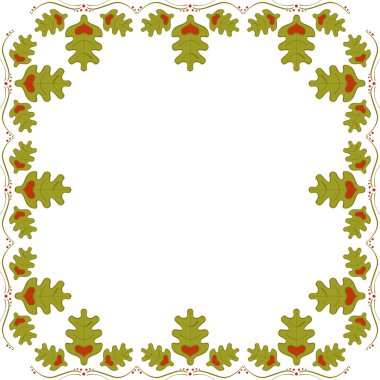 Soyut meşe çerçeve