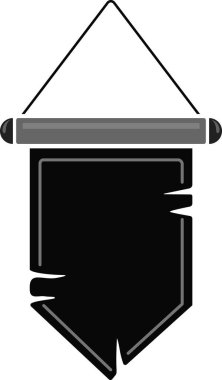 Düz Ortaçağ flama